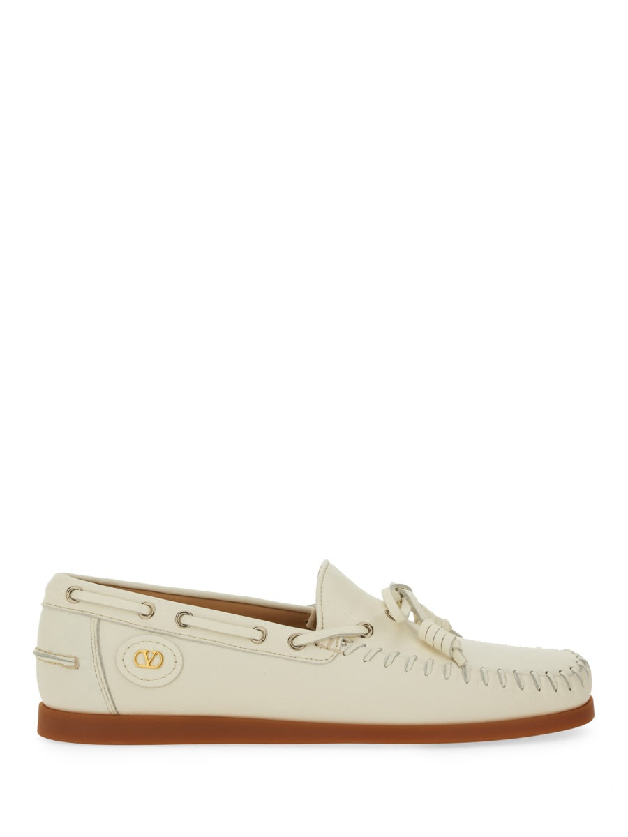 Valentino Garavani Loafers - White | Wanan Luxury