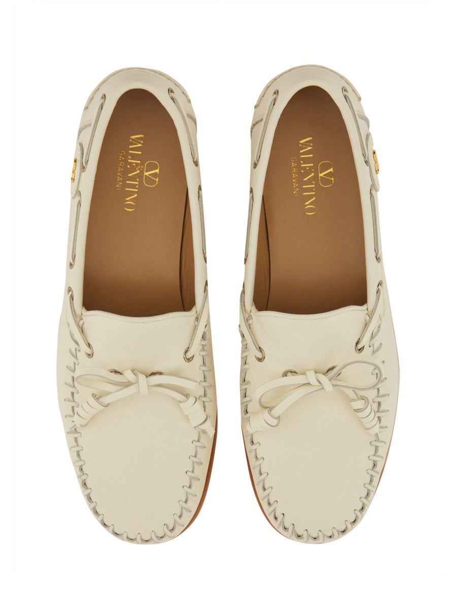 Valentino Garavani Loafers - White | Wanan Luxury