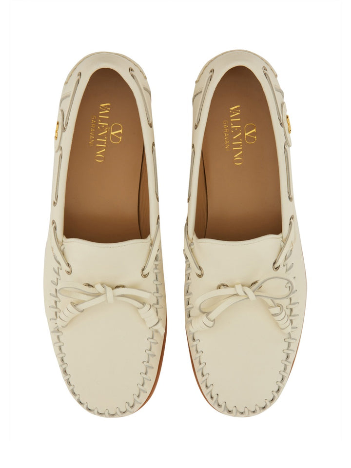Valentino Garavani Loafers - White | Wanan Luxury