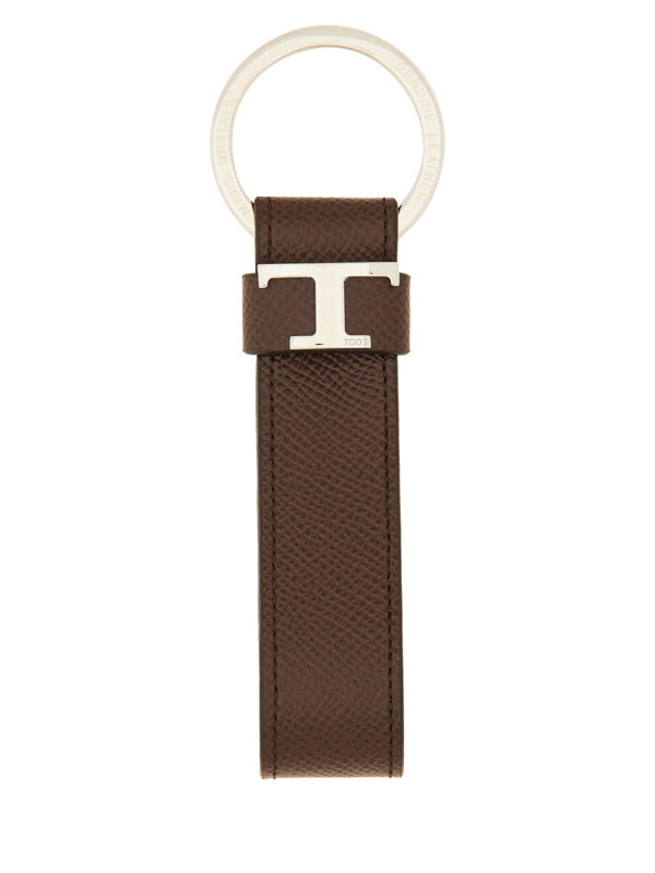 "T Timeless" Logo Keychain