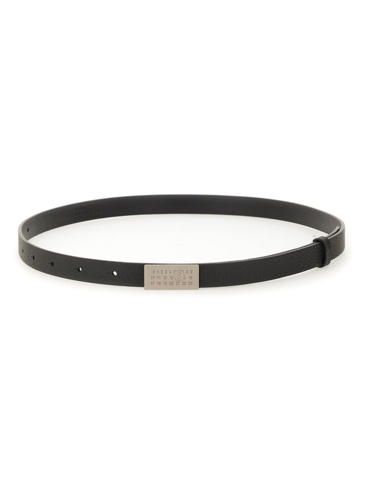 MM6 Maison Margiela Belts - Black | Wanan Luxury