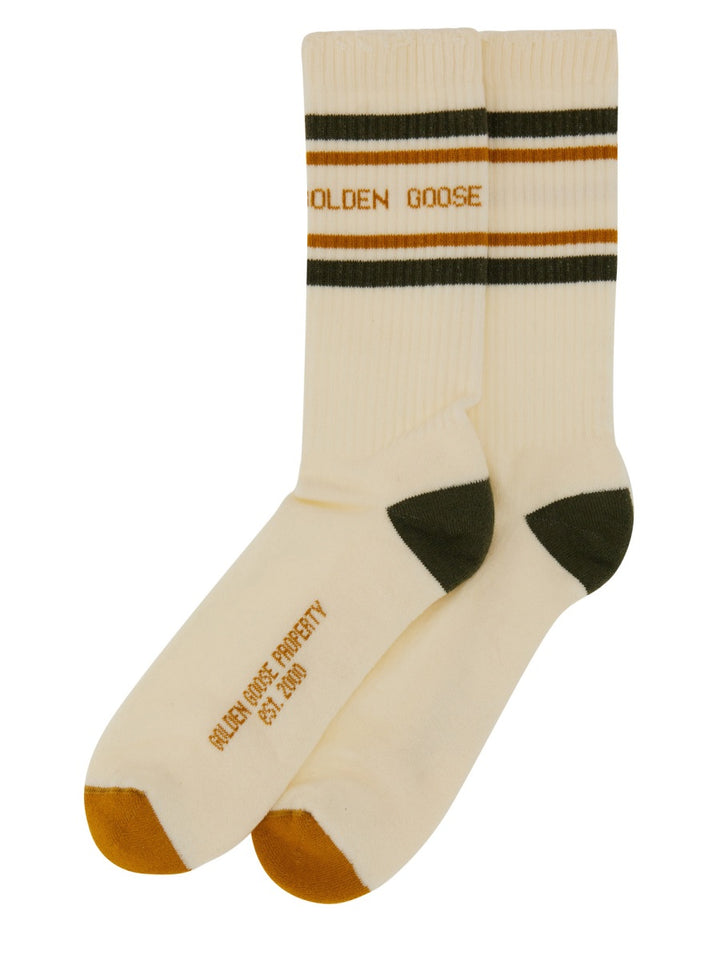 Golden Goose Socks - Beige | Wanan Luxury