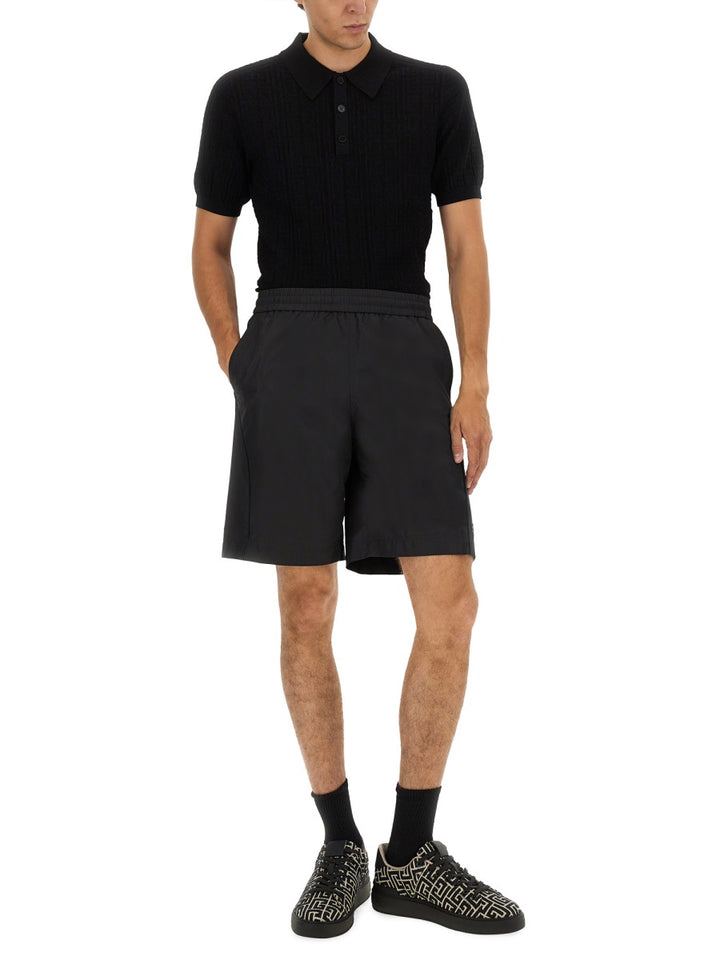 Balmain Polo - Black | Wanan Luxury