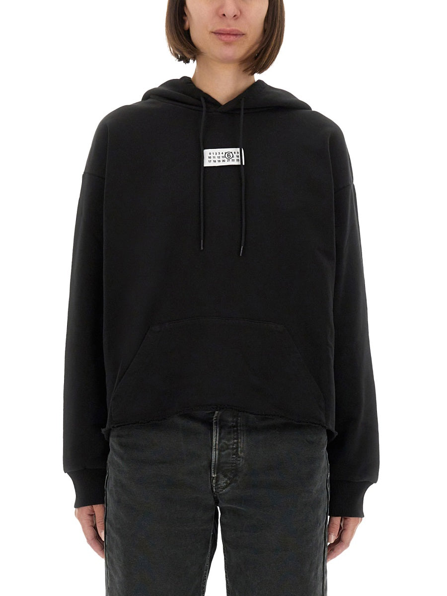 MM6 Maison Margiela Sweatshirts - Black | Wanan Luxury