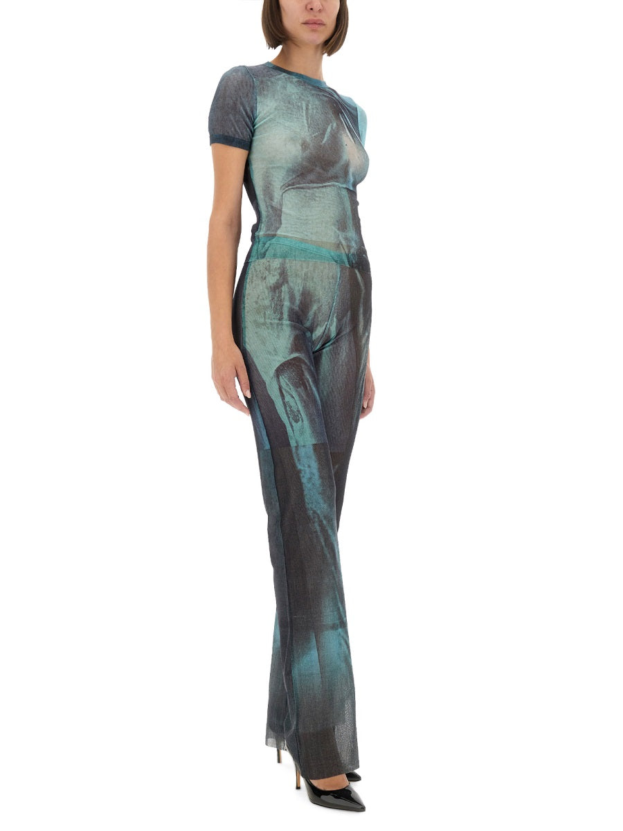 Jean Paul Gaultier T shirts - Light Blue | Wanan Luxury