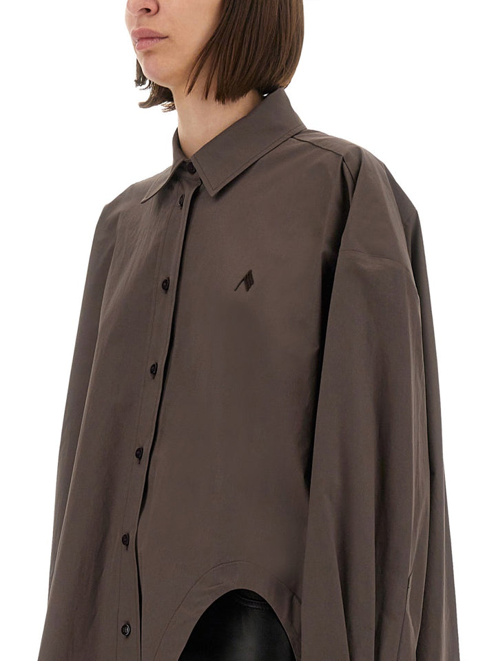 The Attico Shirts - Brown | Wanan Luxury