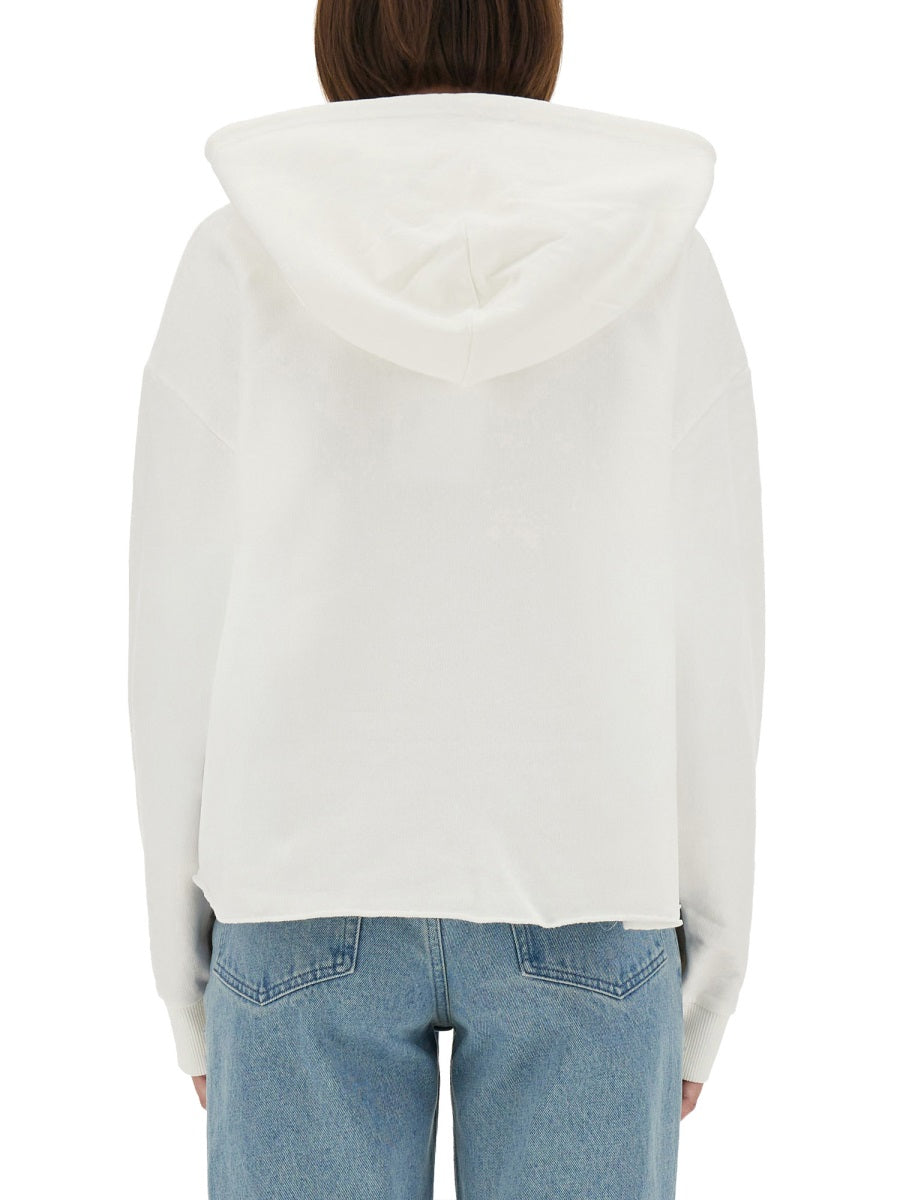 MM6 Maison Margiela Sweatshirts - White | Wanan Luxury
