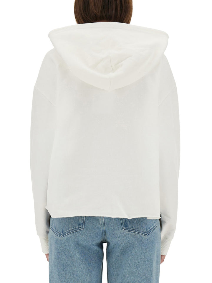MM6 Maison Margiela Sweatshirts - White | Wanan Luxury