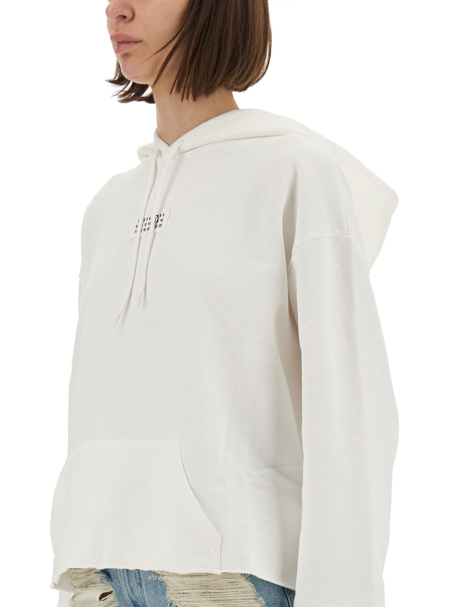 MM6 Maison Margiela Sweatshirts - White | Wanan Luxury