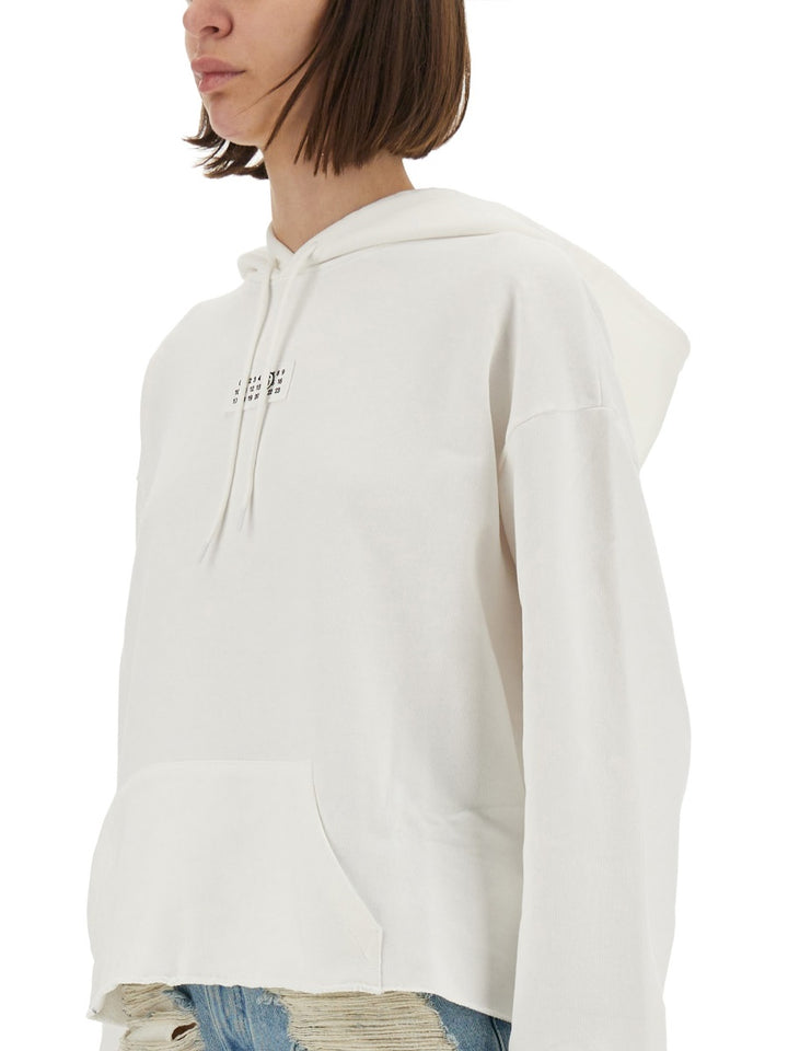 MM6 Maison Margiela Sweatshirts - White | Wanan Luxury