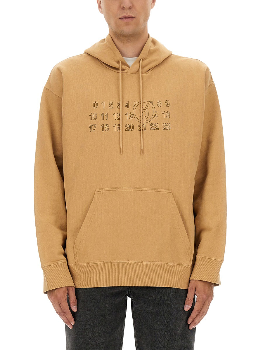 MM6 Maison Margiela Sweatshirts - Beige | Wanan Luxury