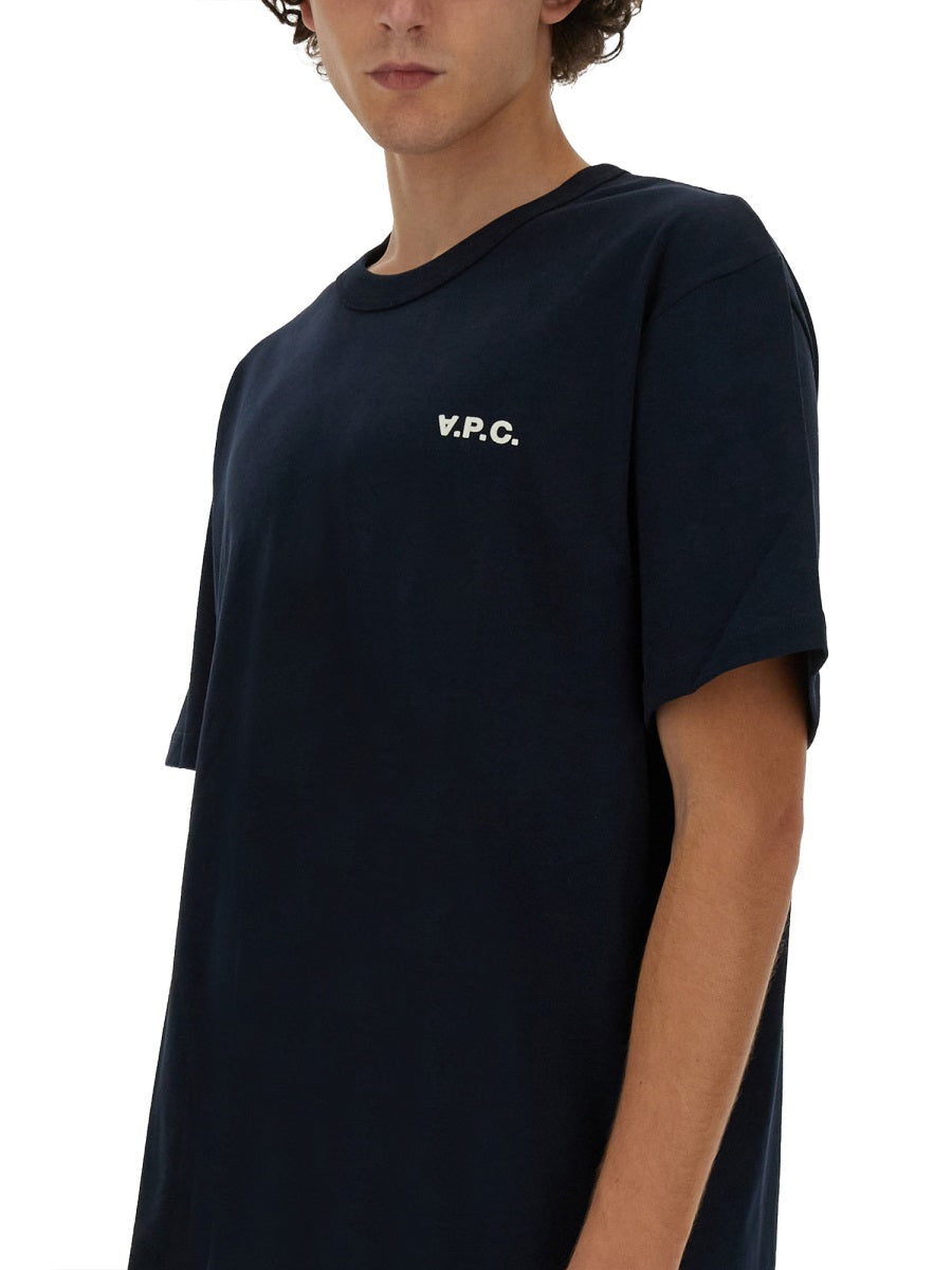 A.P.C. T shirts - Blue | Wanan Luxury