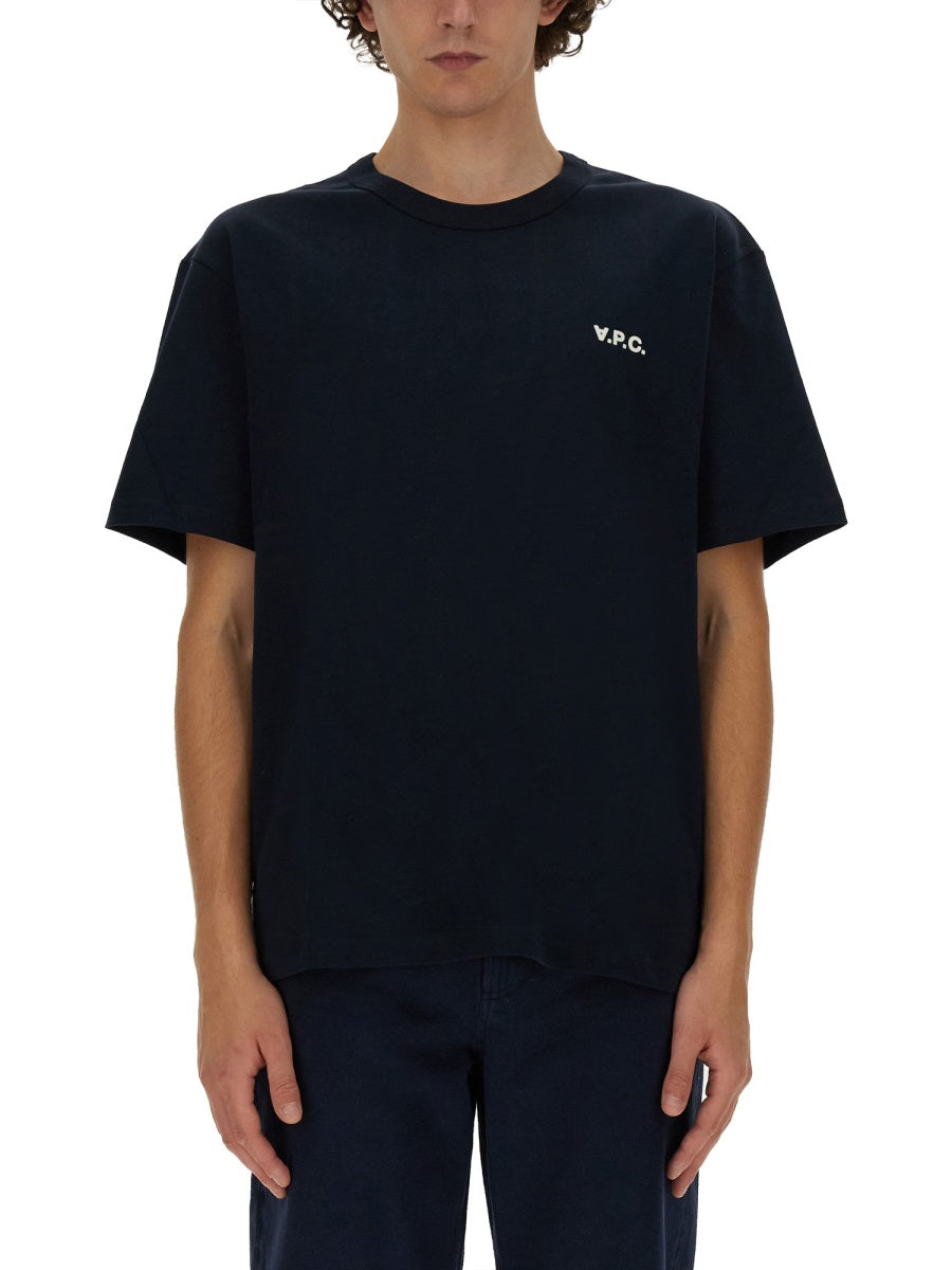 A.P.C. T shirts - Blue | Wanan Luxury