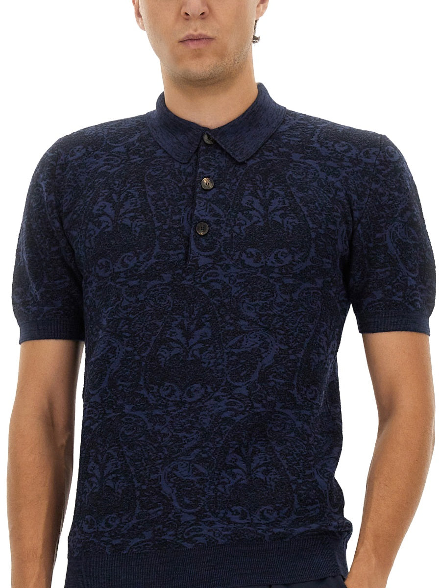 Etro Polo - Blue | Wanan Luxury