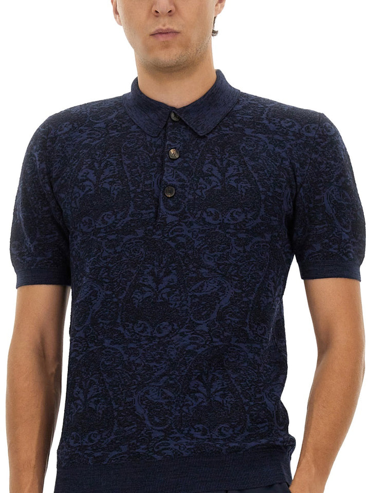 Etro Polo - Blue | Wanan Luxury