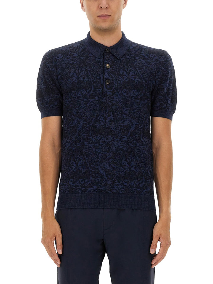 Etro Polo - Blue | Wanan Luxury