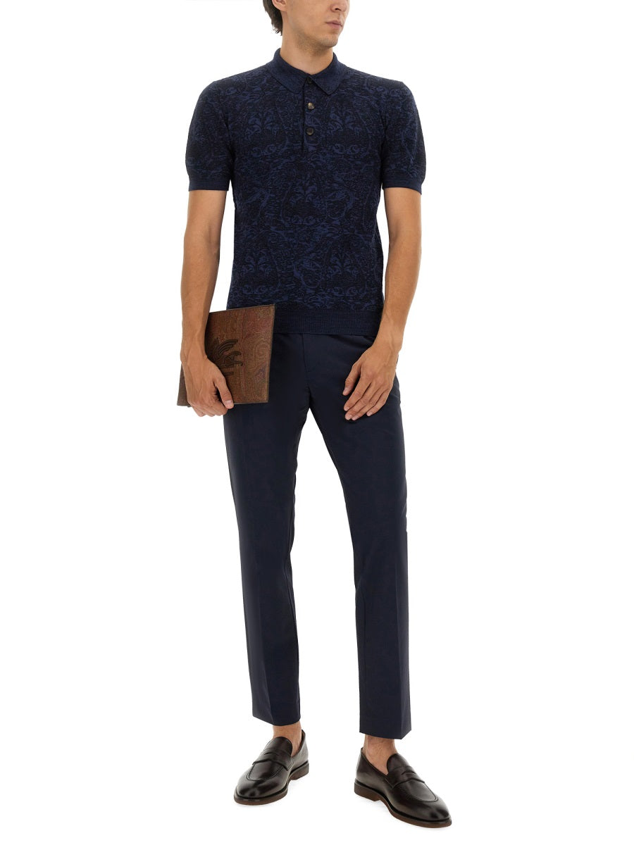 Etro Polo - Blue | Wanan Luxury