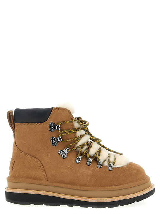 Hiker Boots And Ankle Boots Beige