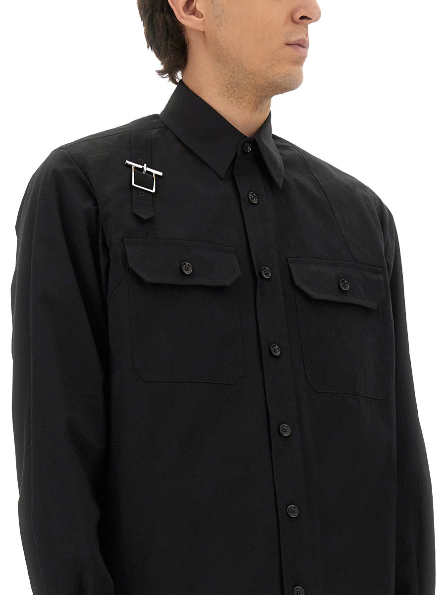 Alexander McQueen Shirts - Black | Wanan Luxury