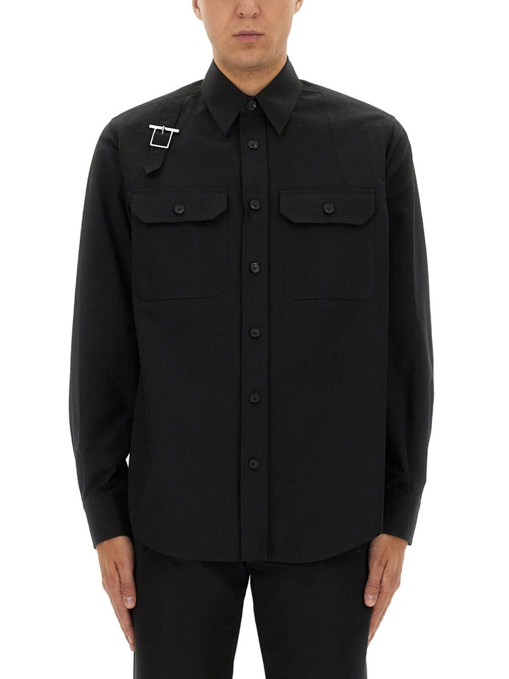 Alexander McQueen Shirts - Black | Wanan Luxury