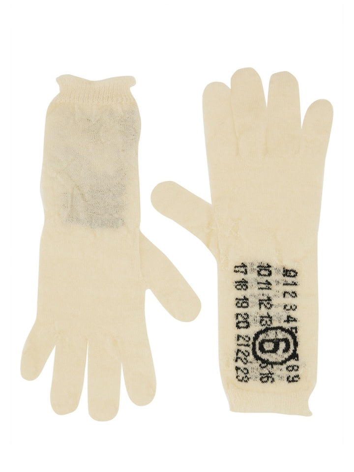 MM6 Maison Margiela Scarves & Gloves - White | Wanan Luxury