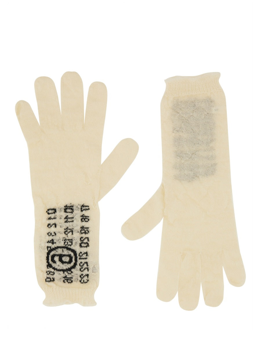 MM6 Maison Margiela Scarves & Gloves - White | Wanan Luxury