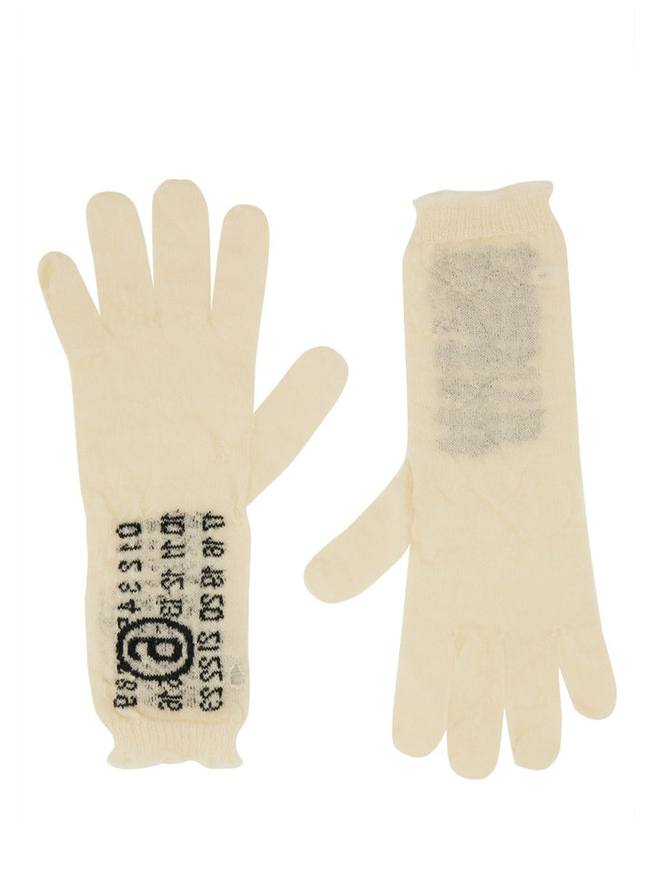 MM6 Maison Margiela Scarves & Gloves - White | Wanan Luxury
