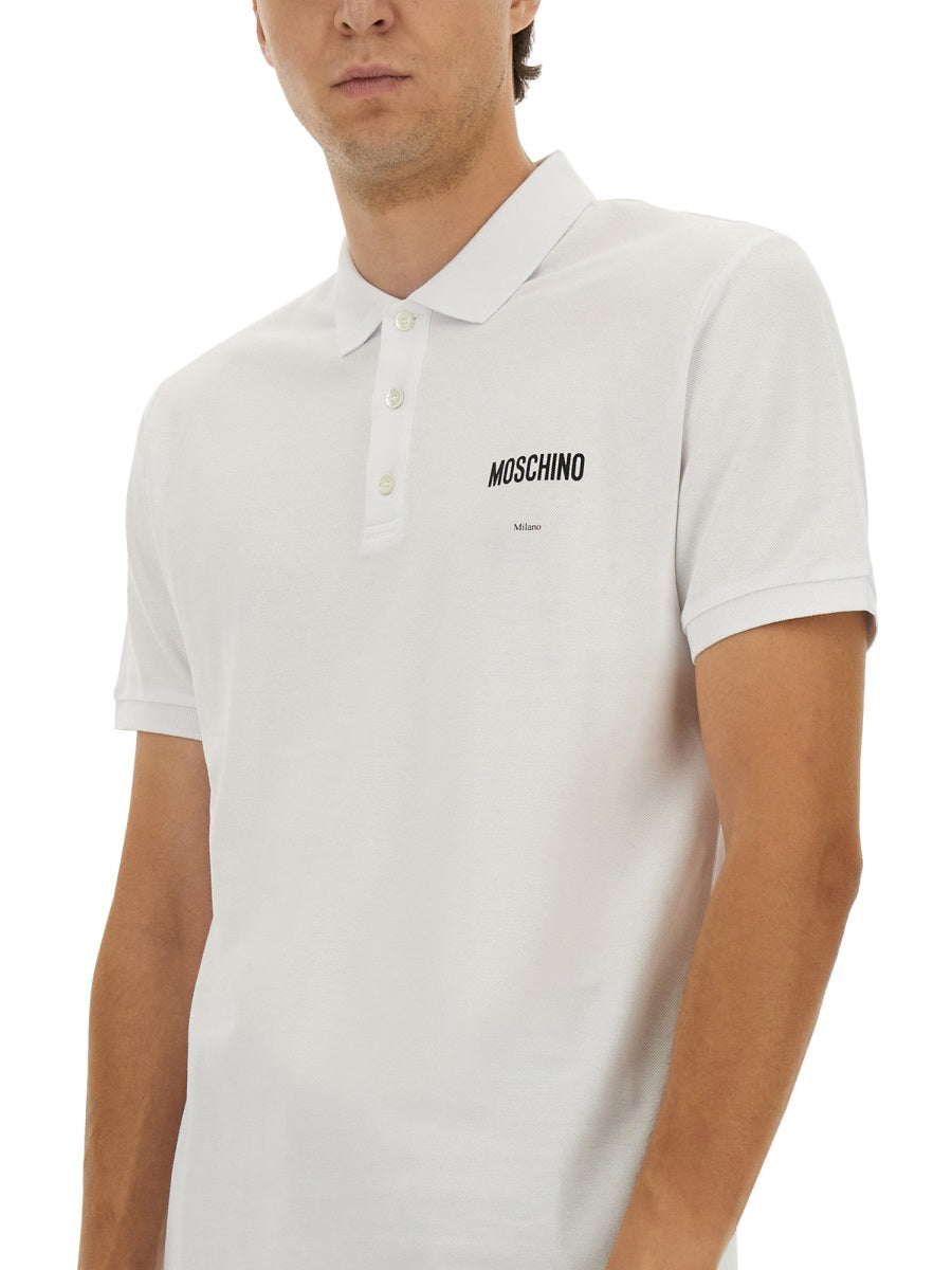 Moschino Polo - White | Wanan Luxury