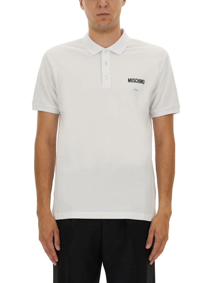 Moschino Polo - White | Wanan Luxury