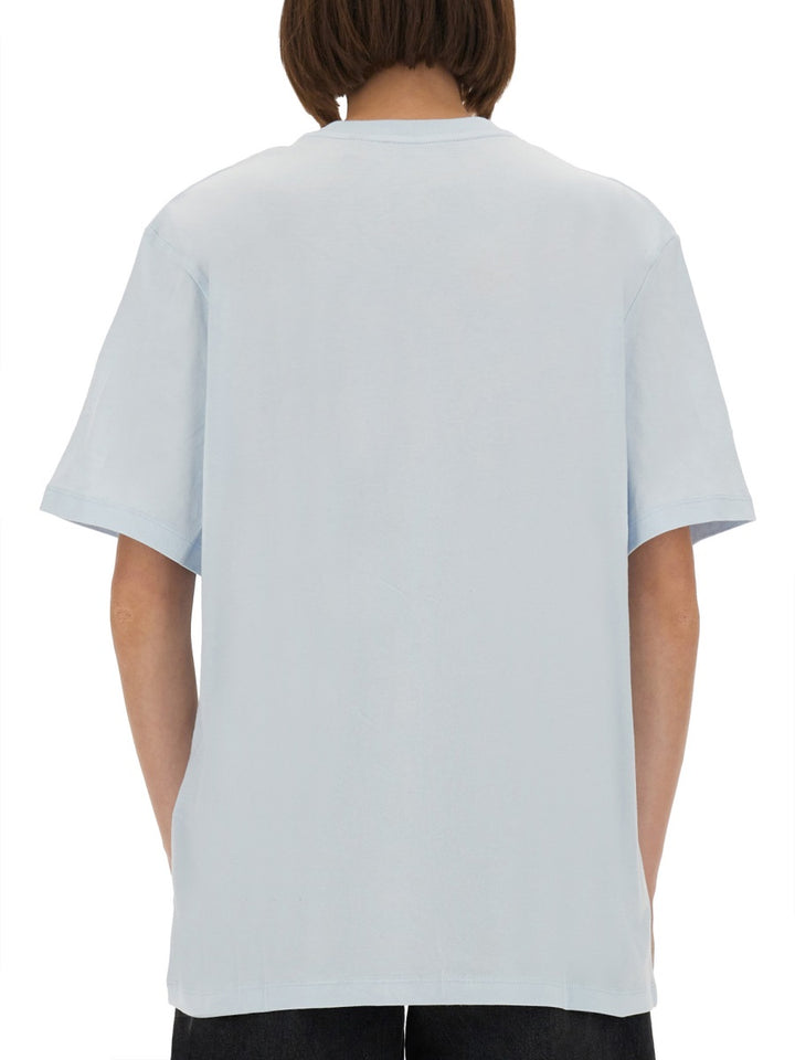 Rotate Birger Christensen T shirts - White, Light Blue | Wanan Luxury