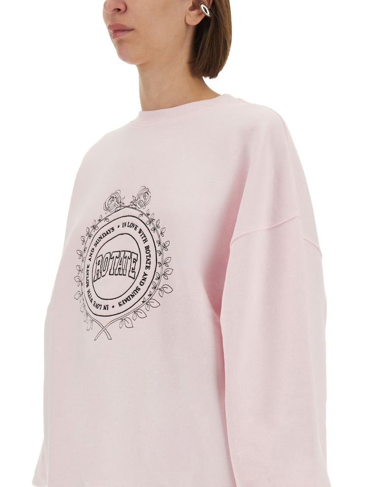Rotate Birger Christensen Sweatshirts - Pink | Wanan Luxury