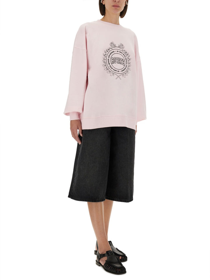 Rotate Birger Christensen Sweatshirts - Pink | Wanan Luxury