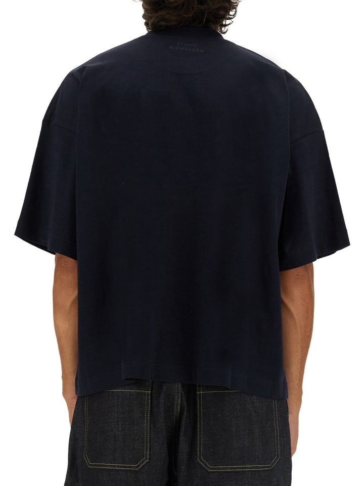 Studio Nicholson T shirts - Blue | Wanan Luxury