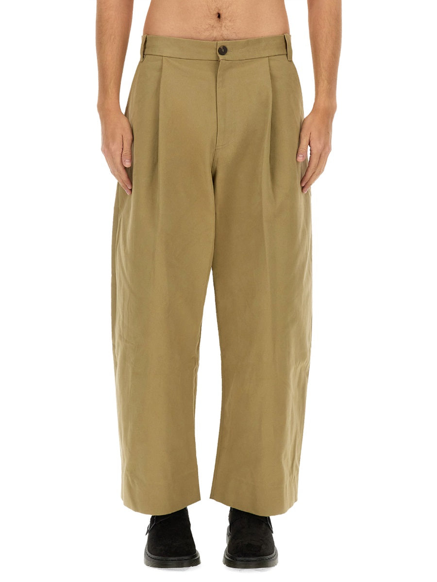 Studio Nicholson Pants - Beige | f83a2ad44d7d5b145786dd56fe05a2097d6022a9