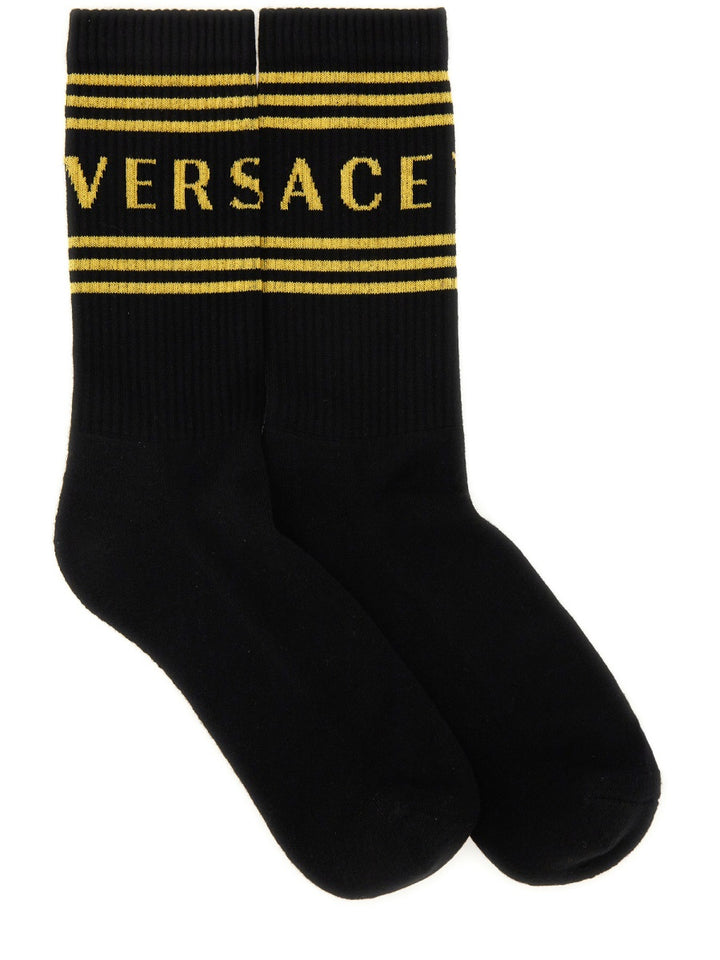Versace Socks - Black | Wanan Luxury