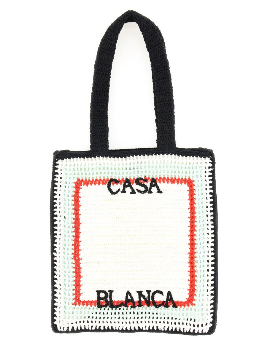 Casablanca Hand Bags - White | Wanan Luxury
