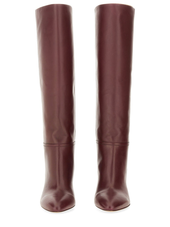 Paris Texas Boots - Burgundy | Wanan Luxury