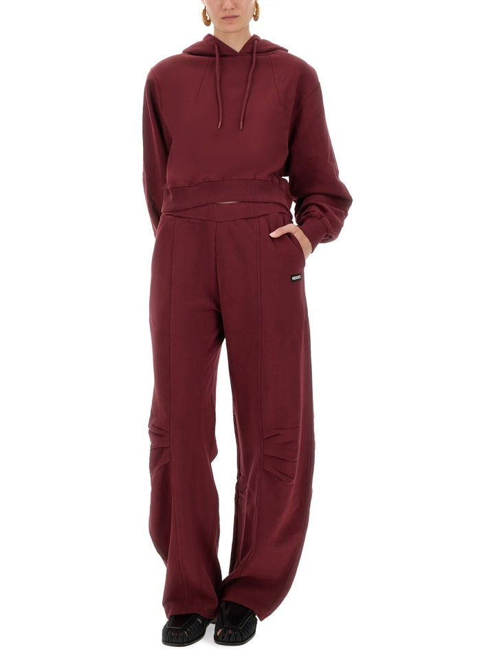 Rotate Birger Christensen Pants - Burgundy | Wanan Luxury
