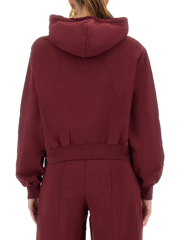 Rotate Birger Christensen Sweatshirts - Burgundy | Wanan Luxury