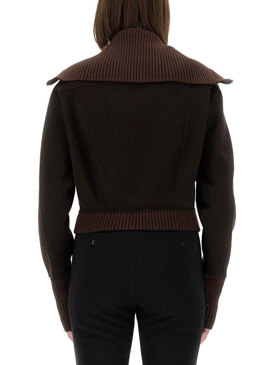 Victoria Beckham Jackets - Brown | Wanan Luxury