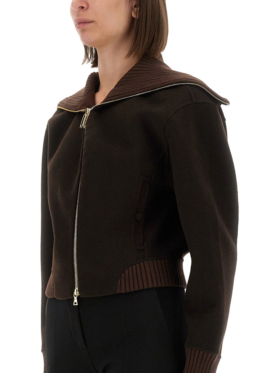 Victoria Beckham Jackets - Brown | Wanan Luxury