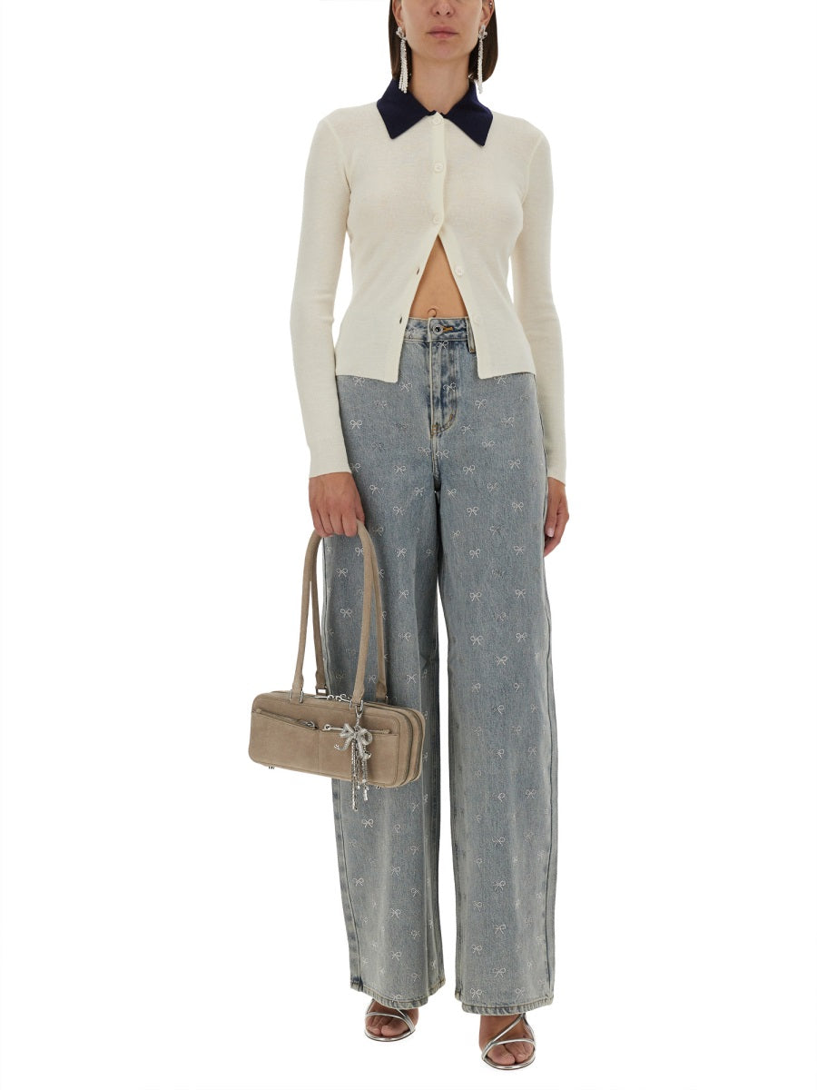 Self-Portrait Sweaters - White | Wanan Luxury