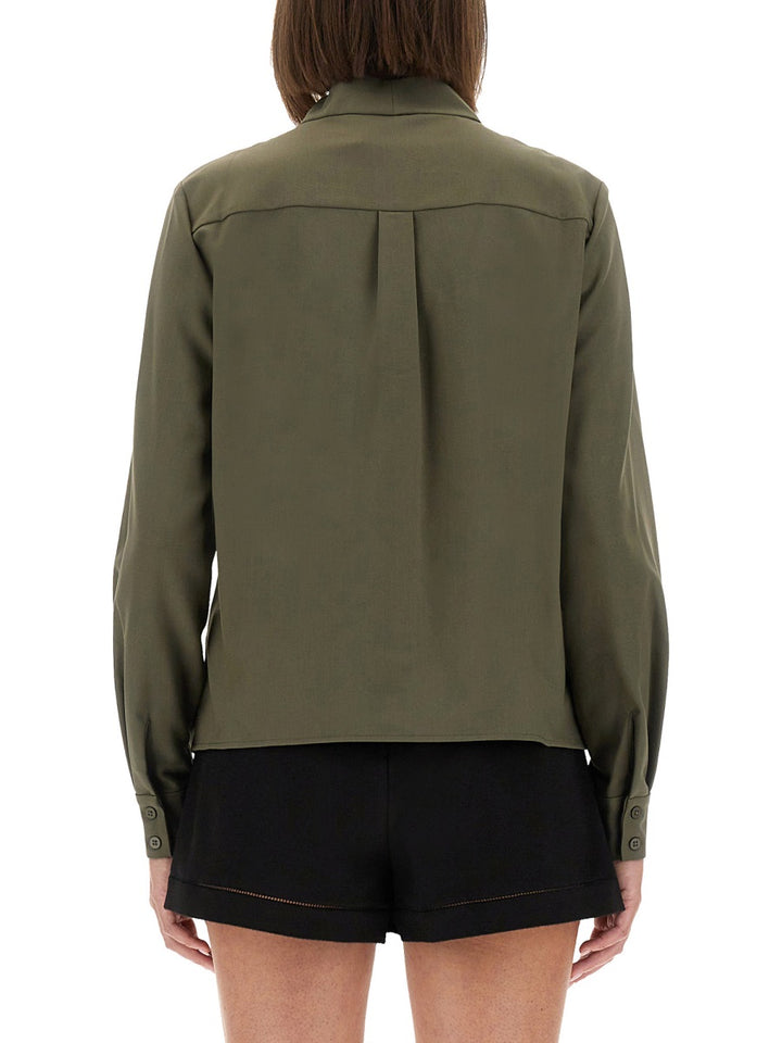 Self-Portrait Shirts - Green | Wanan Luxury