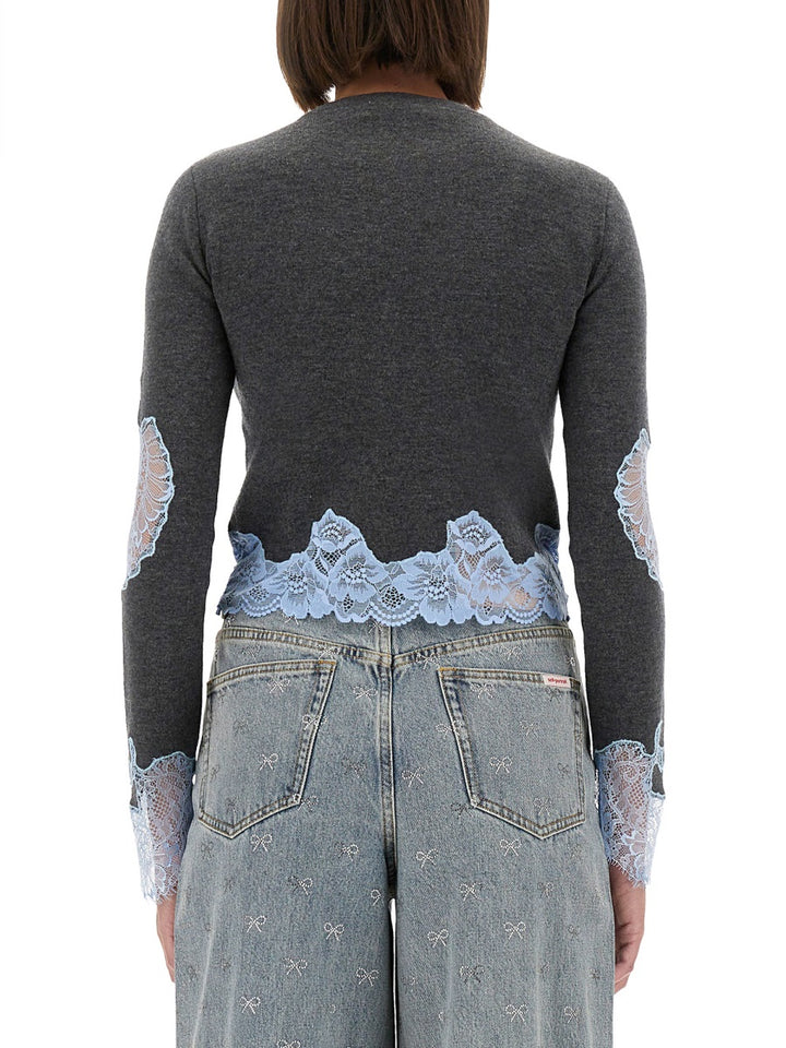 Self-Portrait Sweaters - Grey | Wanan Luxury