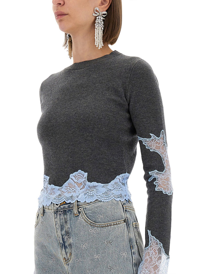 Self-Portrait Sweaters - Grey | Wanan Luxury