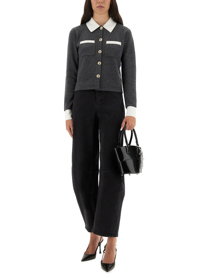 Self-Portrait Denim - Black | Wanan Luxury