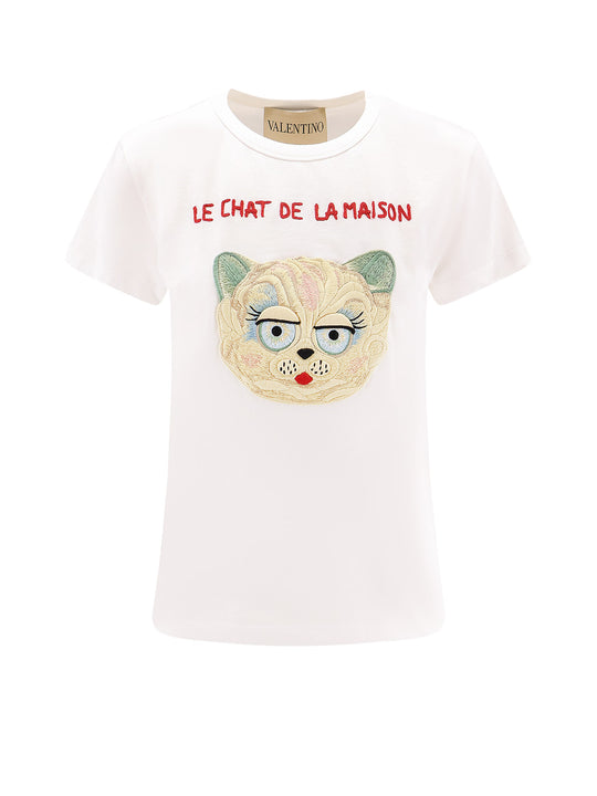 Le Chat De La Maison Jersey T-Shirt