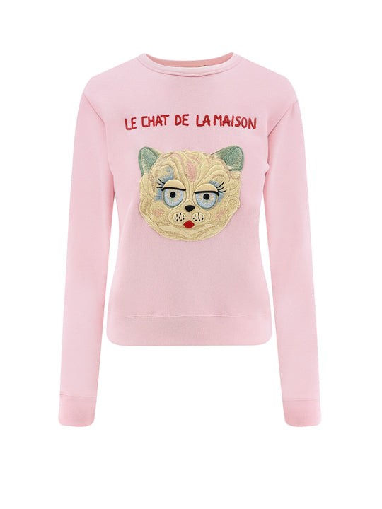 Le Chat De La Maison Cotton Sweatshirt