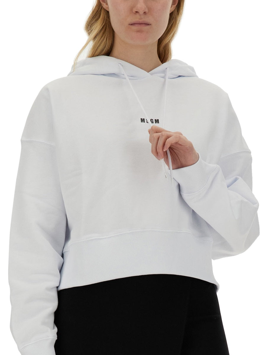Msgm Sweatshirts - White | 9a4f901a3e967d579c66c766a7d53e5f00c6e01f
