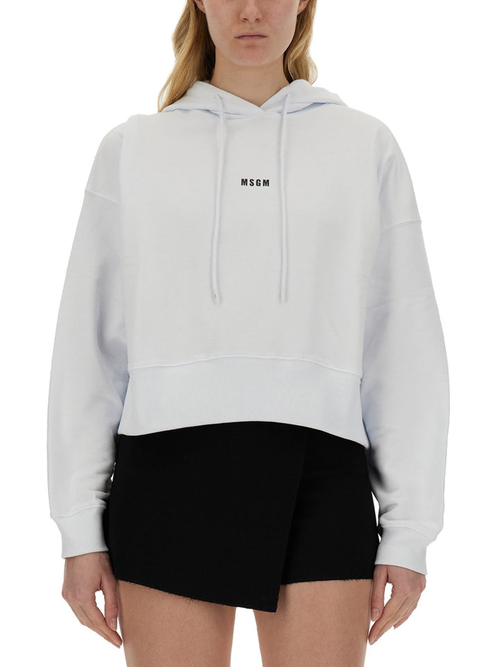 Msgm Sweatshirts - White | 4c462d96744dac97d8be17df1f1e97b693592f71
